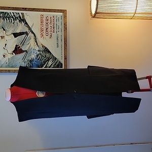 Black Custom Wool Vest